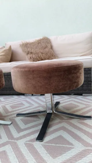 Taburete banqueta puff otomana vintage