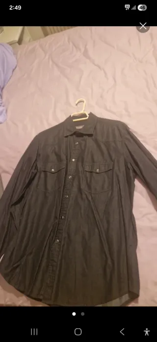 Camisa vaquera negra