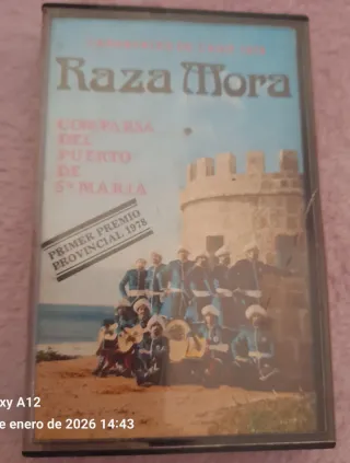Casete Raza Mora Carnavales Cádiz 1978 ● 1 premio