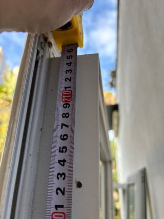 Puerta de vidrio doble panel