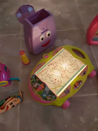 Lote Juguetes Infantiles Dora y Minnie