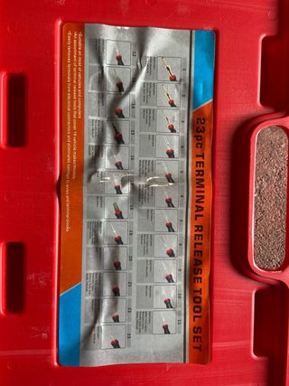 Juego extractores terminales 23 piezas