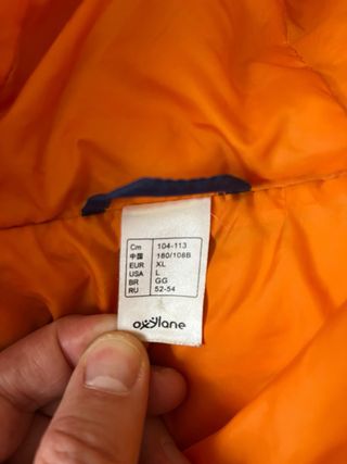 Chaqueta Plumas Quechua Azul Talla XL