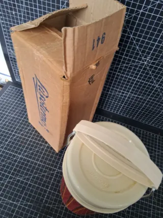 Termo lusothermo Vintage Vermelho Xadrez