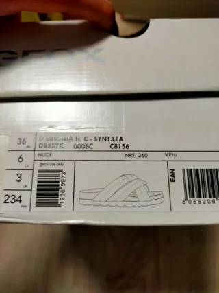 Sandalias Geox Mujer Rosa Talla 36