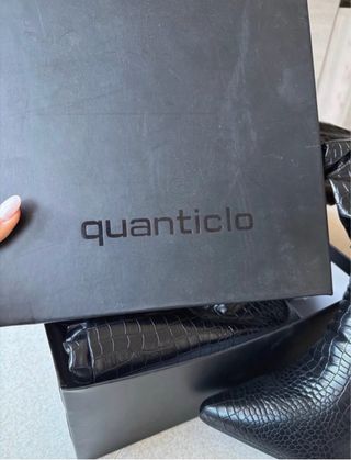 Stivali neri similpelle tacco Jonitta