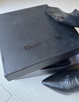 Stivali neri similpelle tacco Jonitta