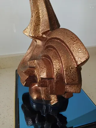 Escultura Gallo Metálico Artístico Moderno