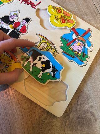 Puzzle madera Holanda motricidad infantil