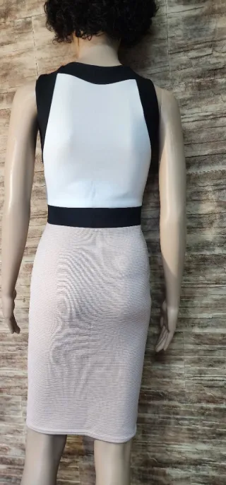 Vestido preto e branco tamanho S