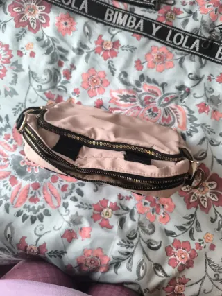 Bolso estilo Bimba y Lola rosa y negro