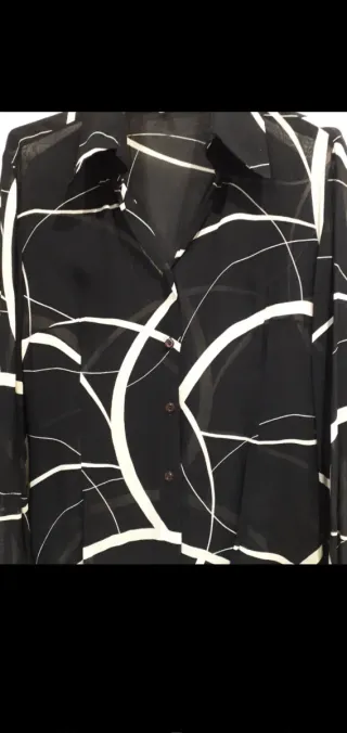 Camicia donna fantasia astratta