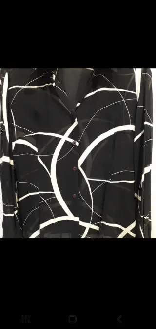 Camicia donna fantasia astratta