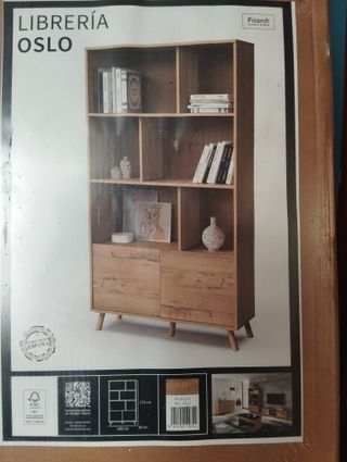 Librería Oslo Pitarch Madera Roble