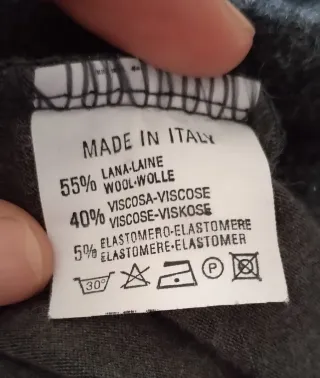 Cardigan Vintage Lana Grigio