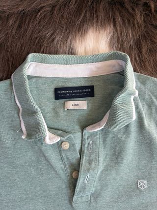 Polo Jack & Jones verde talla L