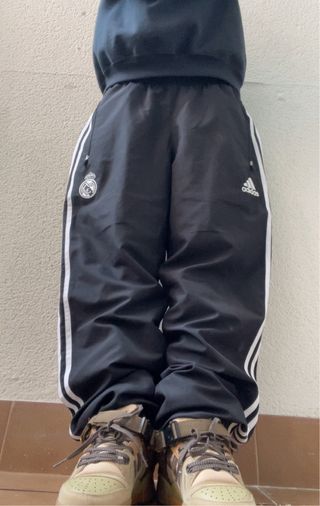 TrackPants Adidas Real Madrid Triple Black Vintage