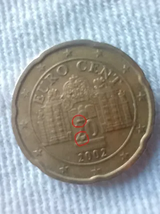 Moneda 20 Céntimos Euro Austria 2002
