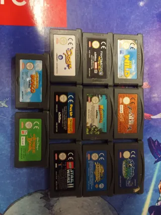 Set 11 Cartucce Game Boy Advance