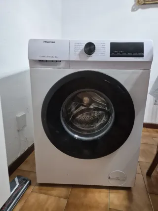 Lavadora Hisense Blanca