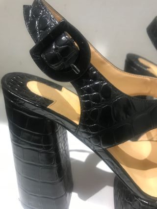 Christian Louboutin Foolish Plataformas Cocodrilo