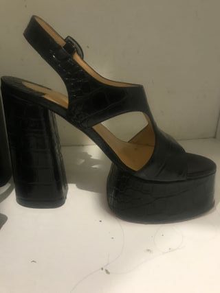 Christian Louboutin Foolish Plataformas Cocodrilo