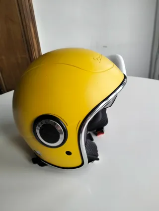 Casco Moto Vespa Amarillo