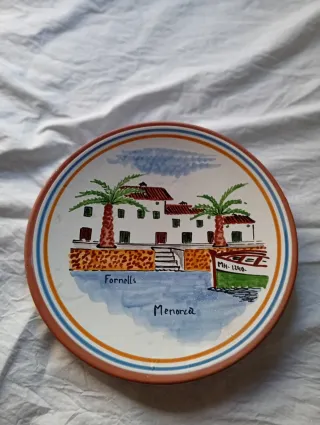 Plato Cerámica Antiguo Cnossos