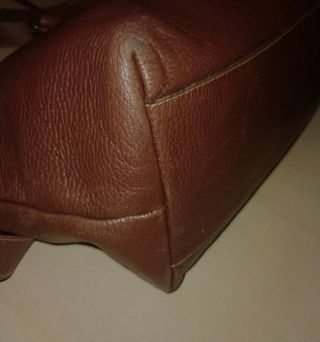 Borsa Nannini vera pelle marrone