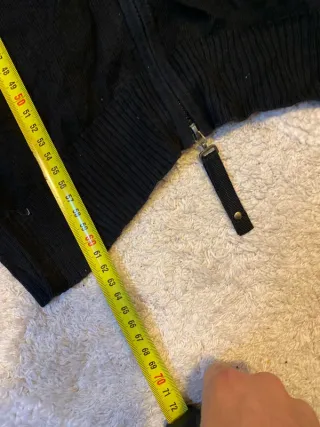 Sudadera Desigual Cremallera Negra