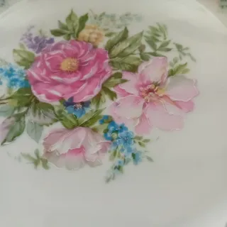 Vassoio Limoges vintage con manici