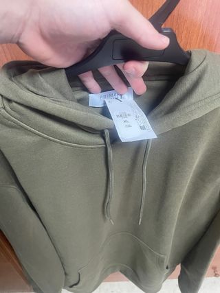 Sudadera Primark Verde Caqui Talla XL