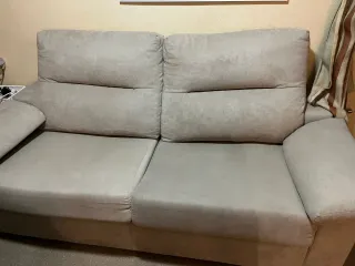 Sofá cama gris 2 plazas. Negociable