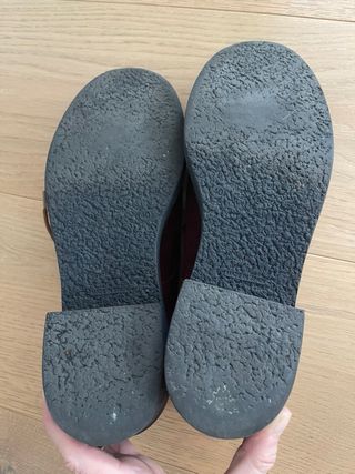 Zapatos de piel con cordones T40