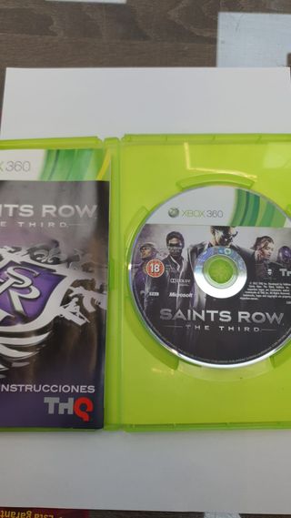 Videojuego Xbox 360 Saints Row The Third