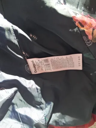 Anorak Desigual Talla 42 Rojo