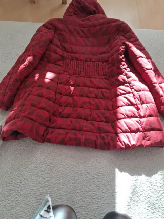 Anorak Desigual Talla 42 Rojo