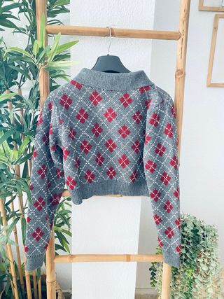 Jersey corto estampado rombos