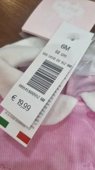 Tutine neonata rosa con luna e stella