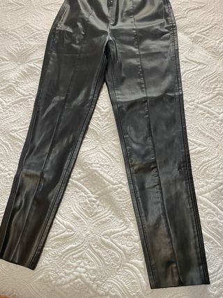 Zara Legging Hi-Rise Negro Talla M