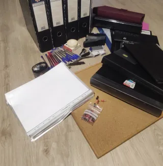 Lote material de oficina, estudio