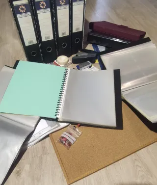 Lote material de oficina, estudio