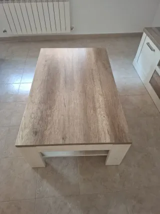 Mesa de centro madera estilo nórdico