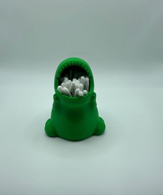 Dinosaur Holder T-Rex Bathroom Organizer Green