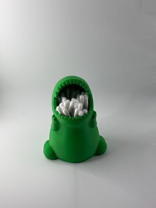 Dinosaur Holder T-Rex Bathroom Organizer Green