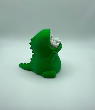 Dinosaur Holder T-Rex Bathroom Organizer Green