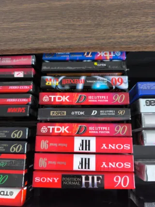 Lote Cintas Cassette BASF, TDK, Sony, Fuji