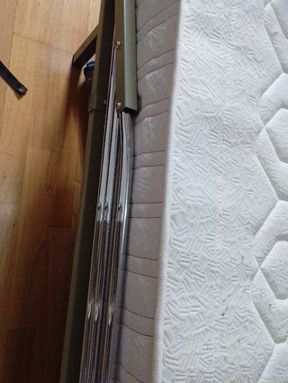 Barandilla cama de adultos plegable