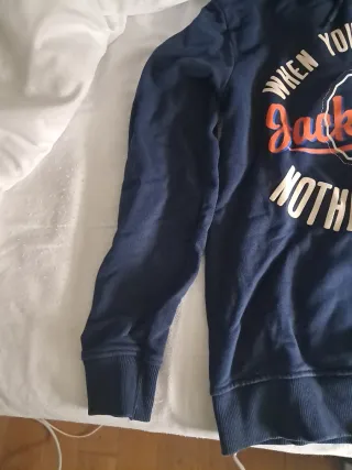 Sudadera Jack & Jones Azul Naranja