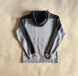 Sudadera Adidas Gris y Negra
